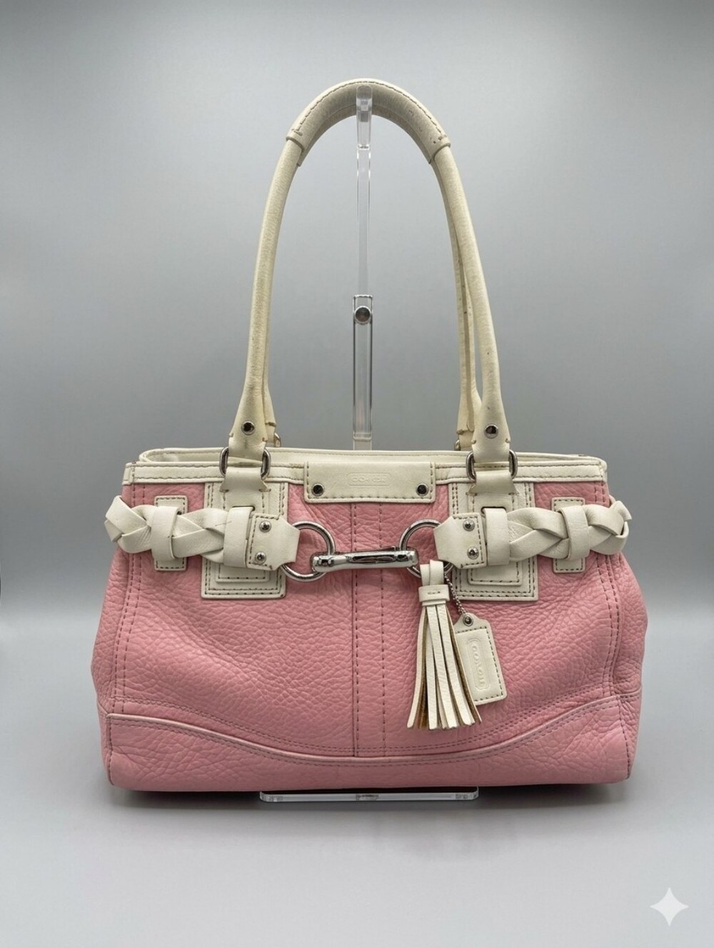 Vintage Y2K Coach Pink Hamptons Bag